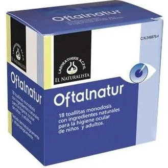 El Natural Oftalnatur øjenservietter, 15 stk.