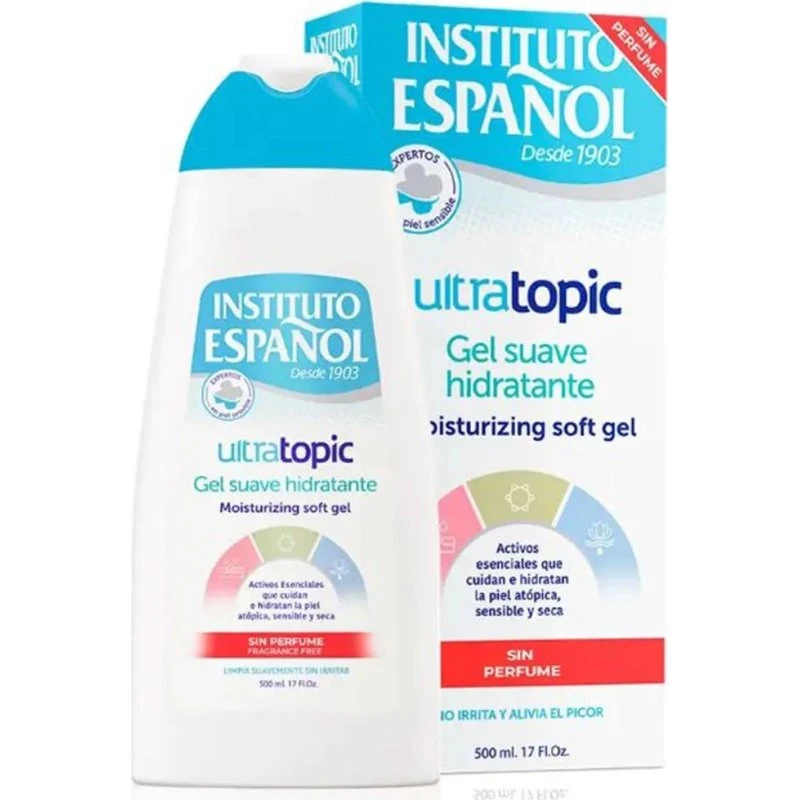 Instituto Español Ultratopisk Duftfri Fugtgivende Gel 500ml