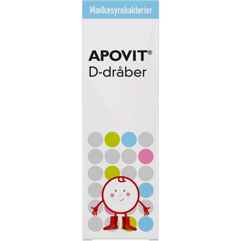 Apovit D-dråber + mælkesyrebakterier 8 ml