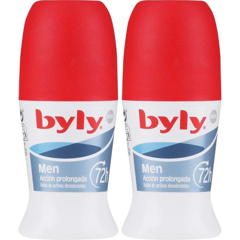 Byly Roll On Deodorant til mænd, 2x50ml