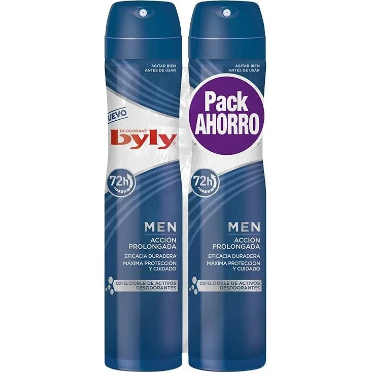 Byly Deodorant Spray til mænd, 2x200ml