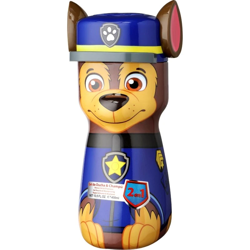 Air-val International Paw Patrol Chase Shower Gel & Shampoo 400ml