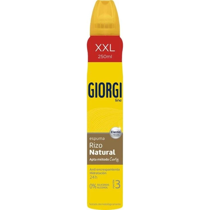 Giorgi Line Natural Method N3 Fikseringsskum til krøllet hår 250ml