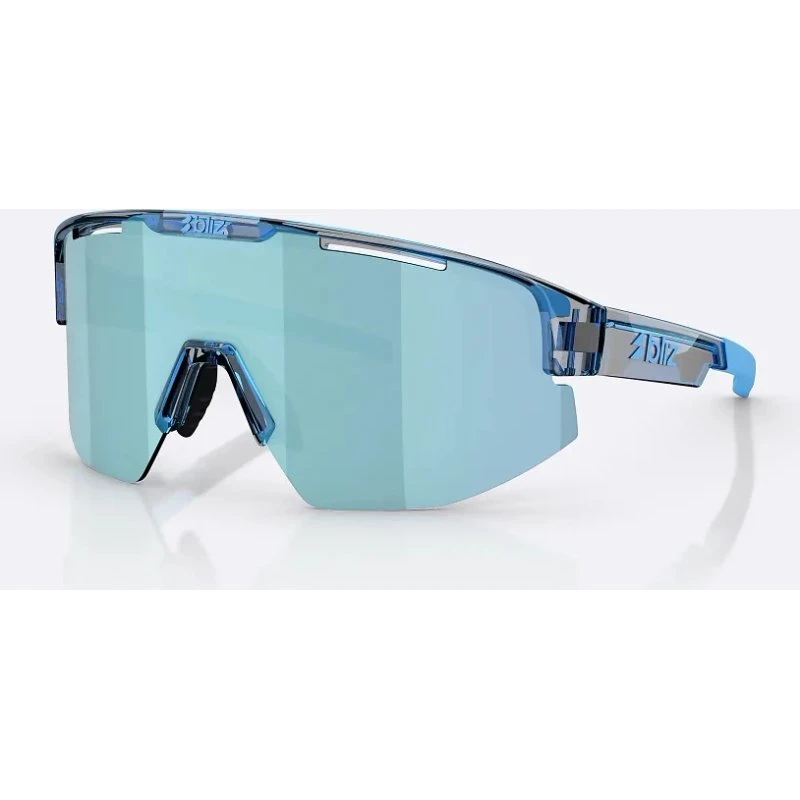Bliz Matrix Small Cykelbriller - Transparent Blue/Ice Blue Multi