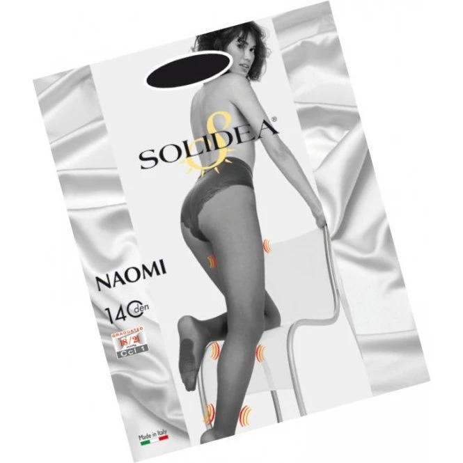 Solidea Naomi 140 Denier Sheer Tights Moka 18-21 mmHg