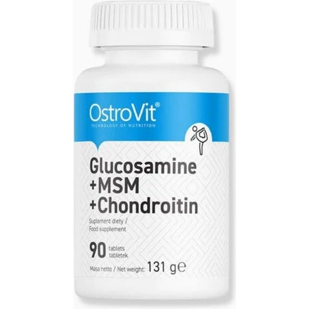 OstroVit Glucosamin + MSM + Chondroitin 90 tabletter