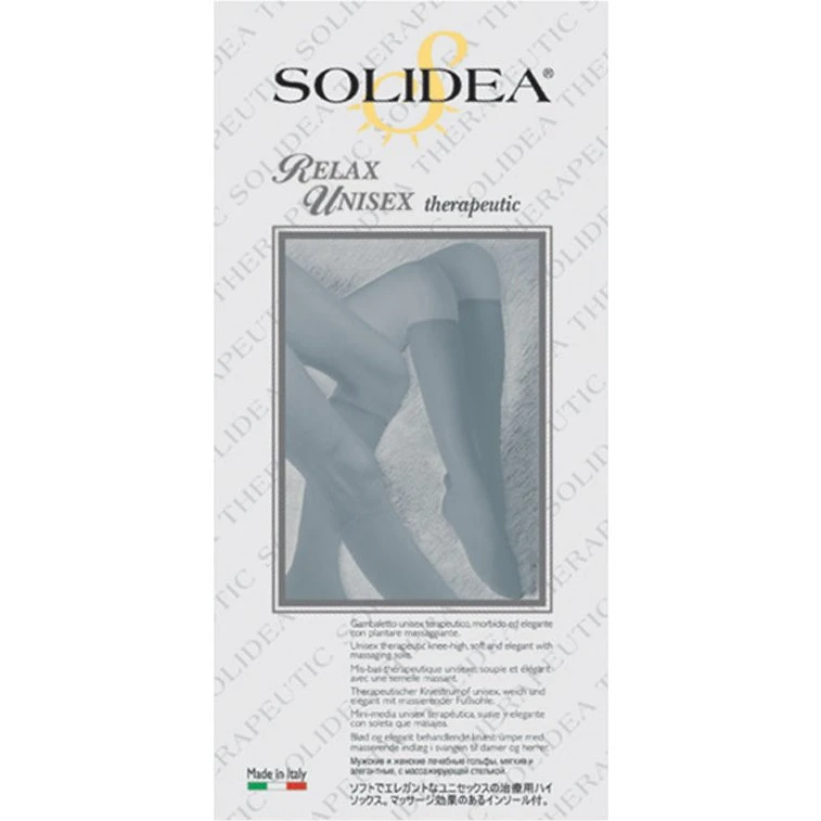 Solidea Relax Knæstrømper CCL1 Lukket Tå Natur M