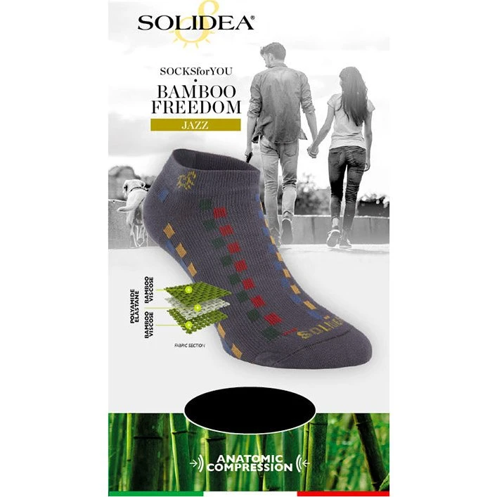 Solidea Bamboo Freedom Jazz Socks - Grå