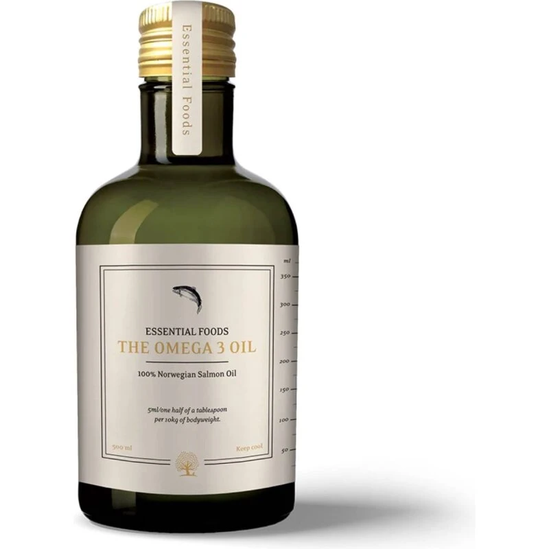 Essential The Omega 3 Oil 500 ml – ren norsk lakseolie til hunde
