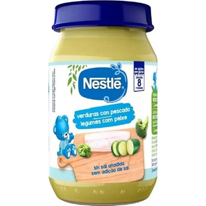 Nestlé Grøntsagsglas med fisk +8 måneder, 190 g