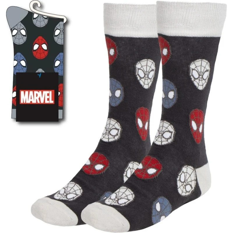 Spider-Man knæstrømper til mænd, størrelse 38/45