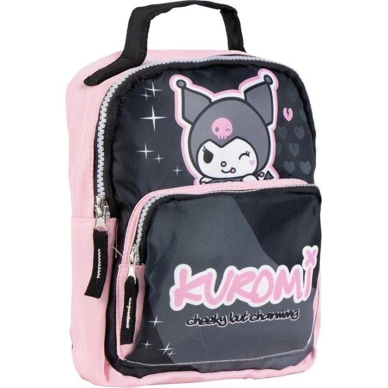 Hello Kitty Kuromi rygsæk, 23 cm