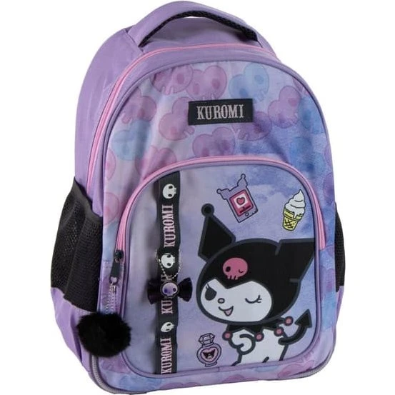 Hello Kitty Kuromi rygsæk med trolley-adapter, 42 cm