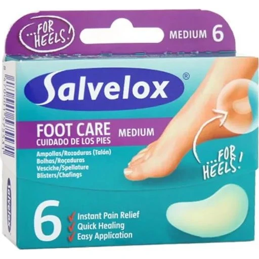 Salvelox Fodpleje Medium - 6 stk. (40x61 mm)