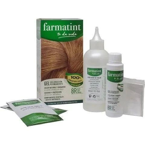Farmatint 8r Light Auburn Blonde 135ml