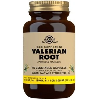 Solgar Baldrianrod 300 mg – 100 kapsler