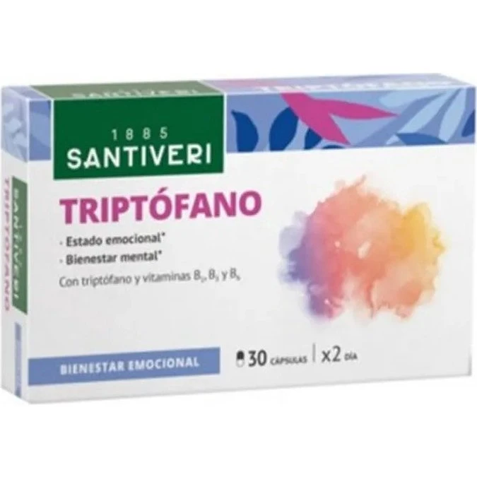 Santiveri Tryptofan Følelsesmæssigt Velvære 30 kapsler