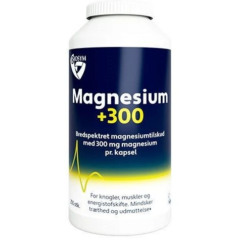 Biosym Magnesium +300 – 60 vegetabilske kapsler