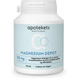 Apotekets Magnesium Depot 230 mg, 60 tabletter