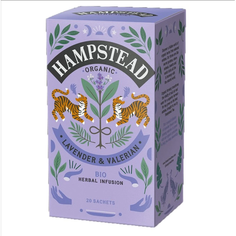 Hampstead Tea Lavendel & Baldrian te Økologisk