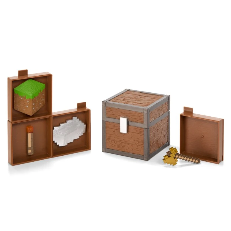Minecraft Loot Chest Plains - Samlekiste med tilbehør