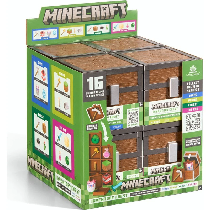 Noble Collection Minecraft Loot Chest Assortment