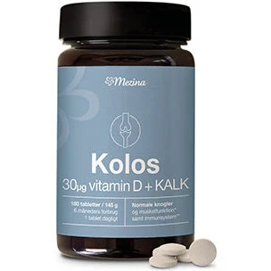 Mezina Kolos D-vitamin 30 µg 180 tabl.