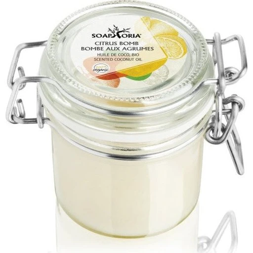 Soaphoria Citrus Bomb Økologisk Kokosolie til Ansigt og Krop 125ml