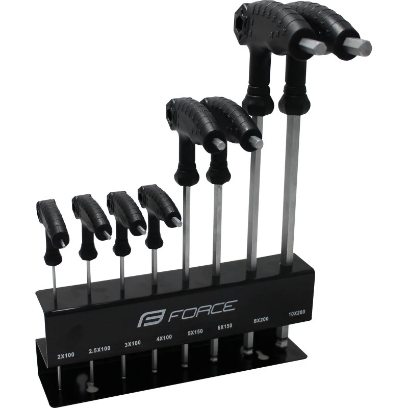 Force unbrako sæt med holder - 8 stk. (2-10 mm)