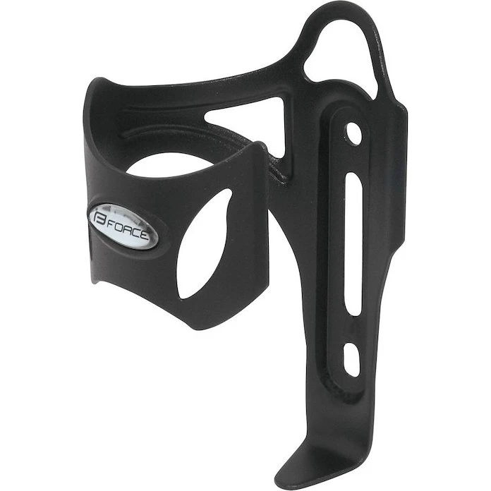 FORCE Flaskeholder i aluminium med sideindstik - Mat sort