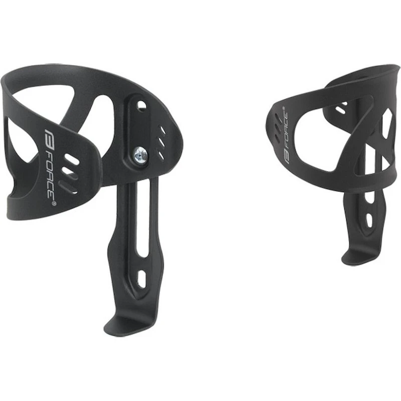 FORCE Flaskeholder universal i aluminium, matsort