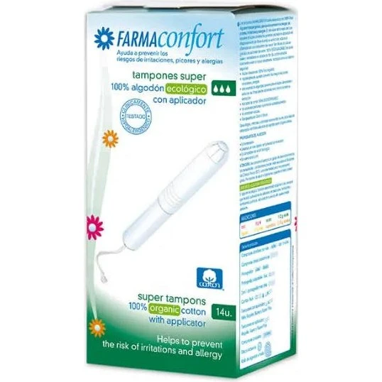 FarmaConfort Hygiejnebind med applikator, Super, 14 stk.