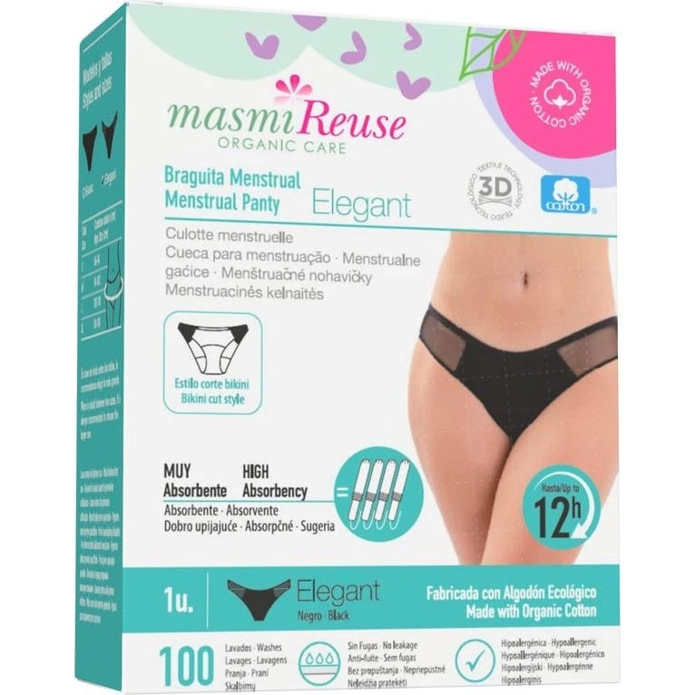 Masmi Menstruationscyklus trusser - Elegant, S