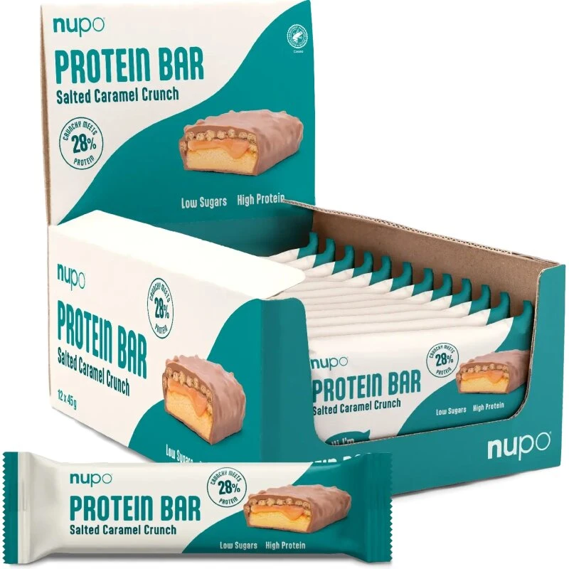 Salted Caramel Crunch proteinbar, 12 stk