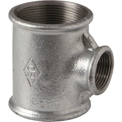 T-stykke 1/2 x 3/4 x 1/2 G. Tee - Varmgalvaniseret