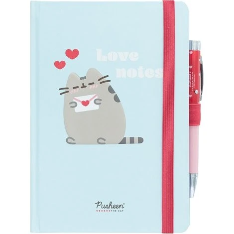 Pusheen Purrfect Love A5 notesæt med pen og projektorpen
