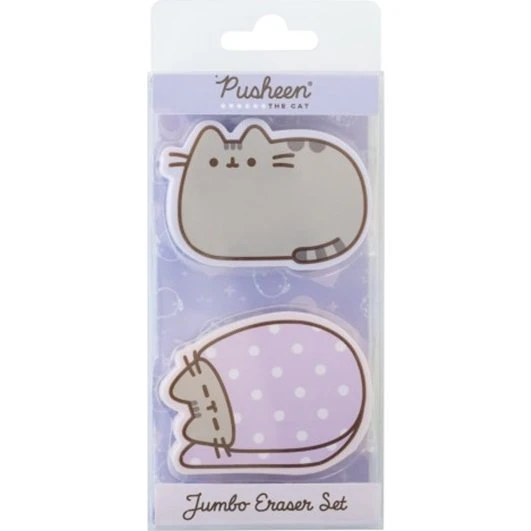 Pusheen Moments Jumbo Viskelæder Sæt - 2 stk.
