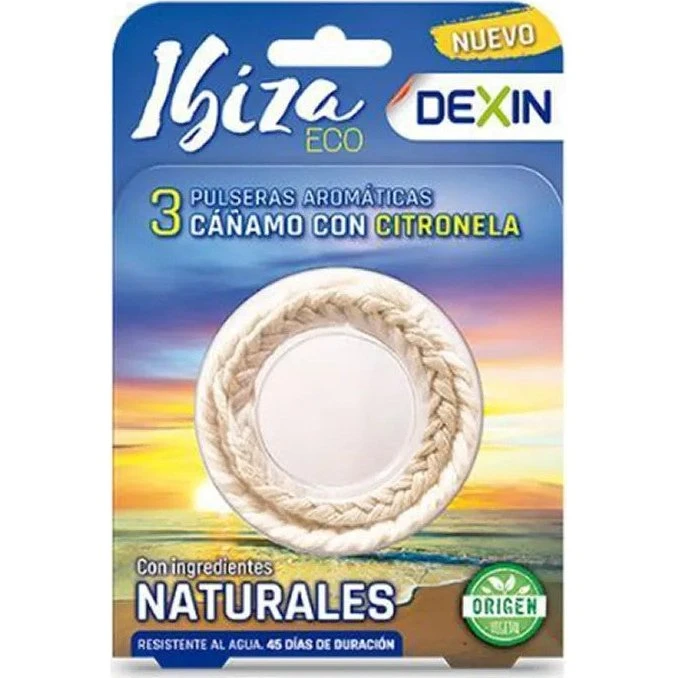 Dexin Ibiza Citronella Myggeafvisende Armbånd (3-pak)