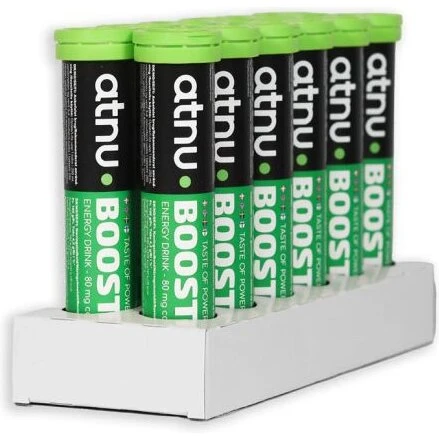 Atnu Boost Green Edition energitabs 20 stk – 50 mg koffein