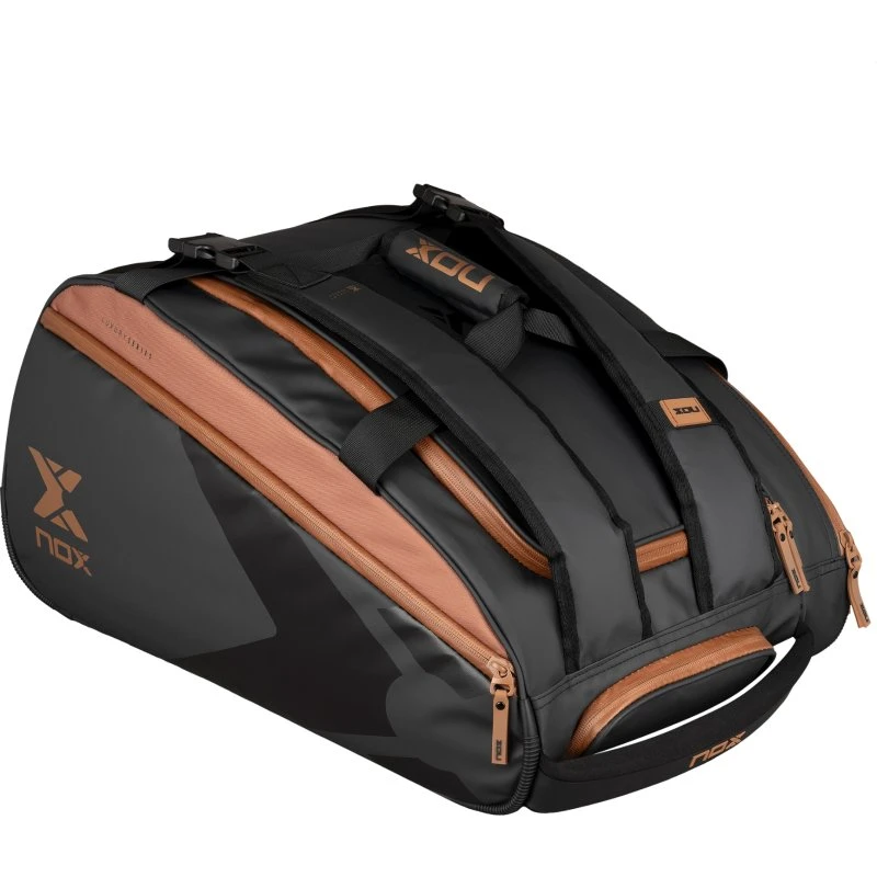 Nox Luxury Open Series Padelbag Black/Brown