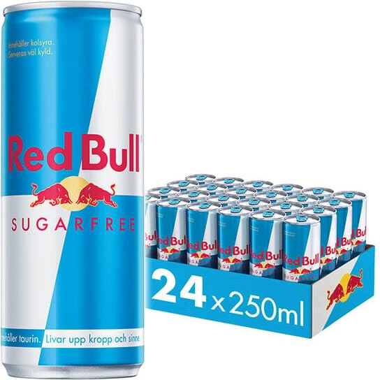 Red Bull Sukkerfri Energidrik 24 x 250 ml
