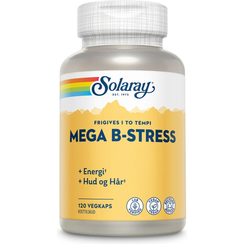 Solaray Mega B-Stress 250 kapsler