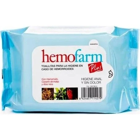 Hemofarm Plus vådservietter, 20 stk.