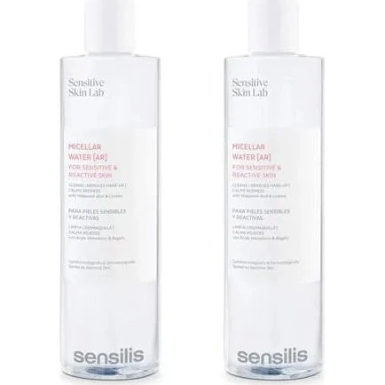 Sensilis Micellær vand til sensitiv og reaktiv hud, 2x400ml