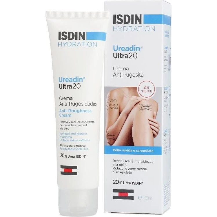 Isdin Uradin Ultra 20 Fugtgivende Eksfolierende Creme, 100 ml