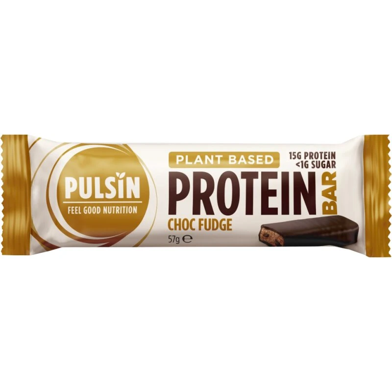 Pulsin Choc Fudge Proteinbar 57 g – 15 g protein