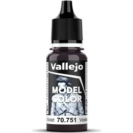 Vallejo Model Color Matt Black Violet (054) - 18ml