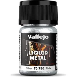 Vallejo Model Color Liquid Gold - Silver (Alcohol Based) 35 ml