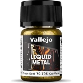 Vallejo Liquid Gold Metallic - Green Gold, 35 ml