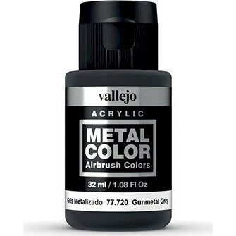 Vallejo Metal Color Airbrush Maling - Gunmetal Grey 32 ml